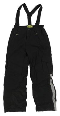 Černé šusťákové laclové funkční oteplovačky Killtec