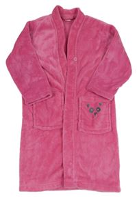 Růžový plyšový župan s čumákem Alive