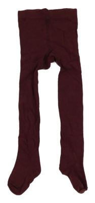 Vínové punčocháče H&M