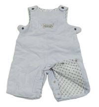 Světlemodré zateplené laclové kalhoty s jezevčíkem 