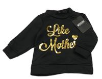 Nové - Černá mikina s nápisem 