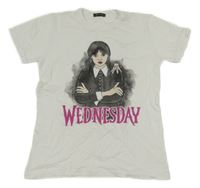 Bílé tričko s Wednesday