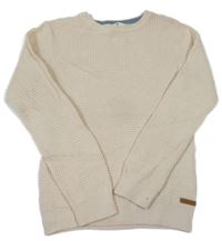 Béžový žebrovaný svetr H&M