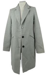 Dámský šedý flaušový kabát Vero Moda 
