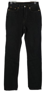 Nové - Pánské černé slim rifle Weekday vel. 28/32