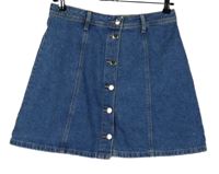 Dámská modrá riflová propínací sukně H&M