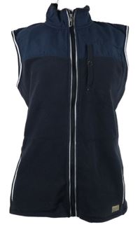 Pánská tmavomodrá fleecová propínací vesta Reward 