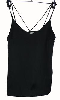 Dámský černý saténový top H&M