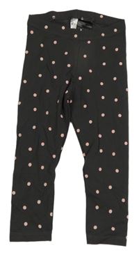 Šedé puntíkaté legíny zn. H&M