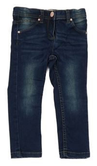 Tmavomodré skinny rifle Pocopiano