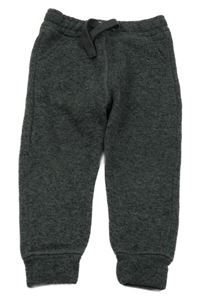 Tmavošedé melírované tepláky Tu