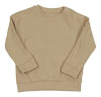 Béžová žebrovaná mikina F&F