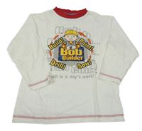Bílo-červené triko s Bořkem stavitelem