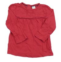 Tmavorůžové triko C&A