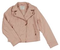 Světlerůžová koženková bunda Primark