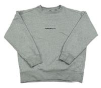 Šedá mikina s nápisem F&F