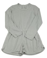 Světlešedý úpletový kraťasový overal M&S