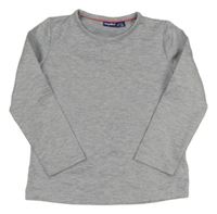 Šedé melírované thermo triko Lupilu