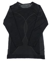 Černé funkční triko se vzorem