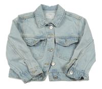 Světlemodrá riflová bunda Zara