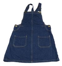 Tmavomodré riflové laclové šaty Next