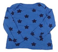 Modré pyžamové triko s hvězdami F&F