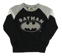Černo-šedá mikina s Batmanem 