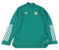 Zelená funkční fotbalová mikina The Celtic FC Adidas