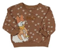 Béžová oversize mikina s Daisy zn. Next 