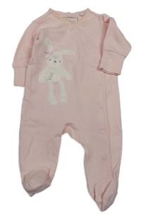 Světlerůžový overal s králíčkem Next 