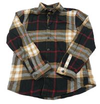 Barevná kostkovaná flanelová košile Next