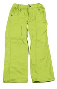 Limetkové široké rifle Topolino 