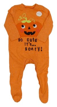 Nové - Oranžový overal s dýní F&F