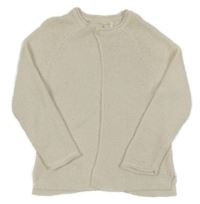 Smetanový propínací svetr Zara