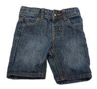 Tmavomodré riflové straight kraťasy Denim 