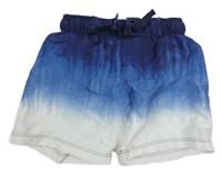 Tmavomodro-bílé plážové kraťasy H&M