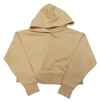 Béžová crop oversize mikina s kapucí Matalan