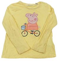Žluté triko s Peppa Pig zn. H&M