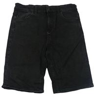 Černé skinny fit riflové kraťasy V BY VERY