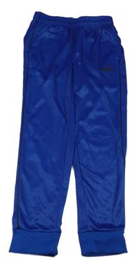 Safírové sportovní tepláky s logem PUMA