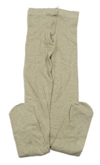 Béžové melírované punčocháče