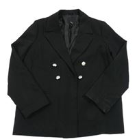 Černé sako s gombíky RIVER ISLAND