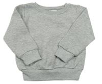 Šedá melírovaná teplá mikina Kiki&Koko