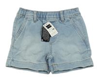 Nové - světlemodré teplákové riflové kraťasy St. Bernard