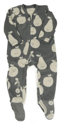 Šedý fleecový overal s ovocem George