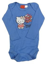 Modré body s Kitty Sanrio