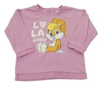 Růžová mikina s Lolou Bunny 