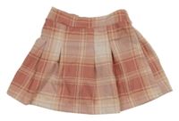 Růžovo-starorůžová kostkovaná sukně Nutmeg