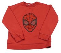Červená mikina se Spidermanem Mango