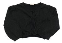 Černé třpytivé svetrové bolerko Next